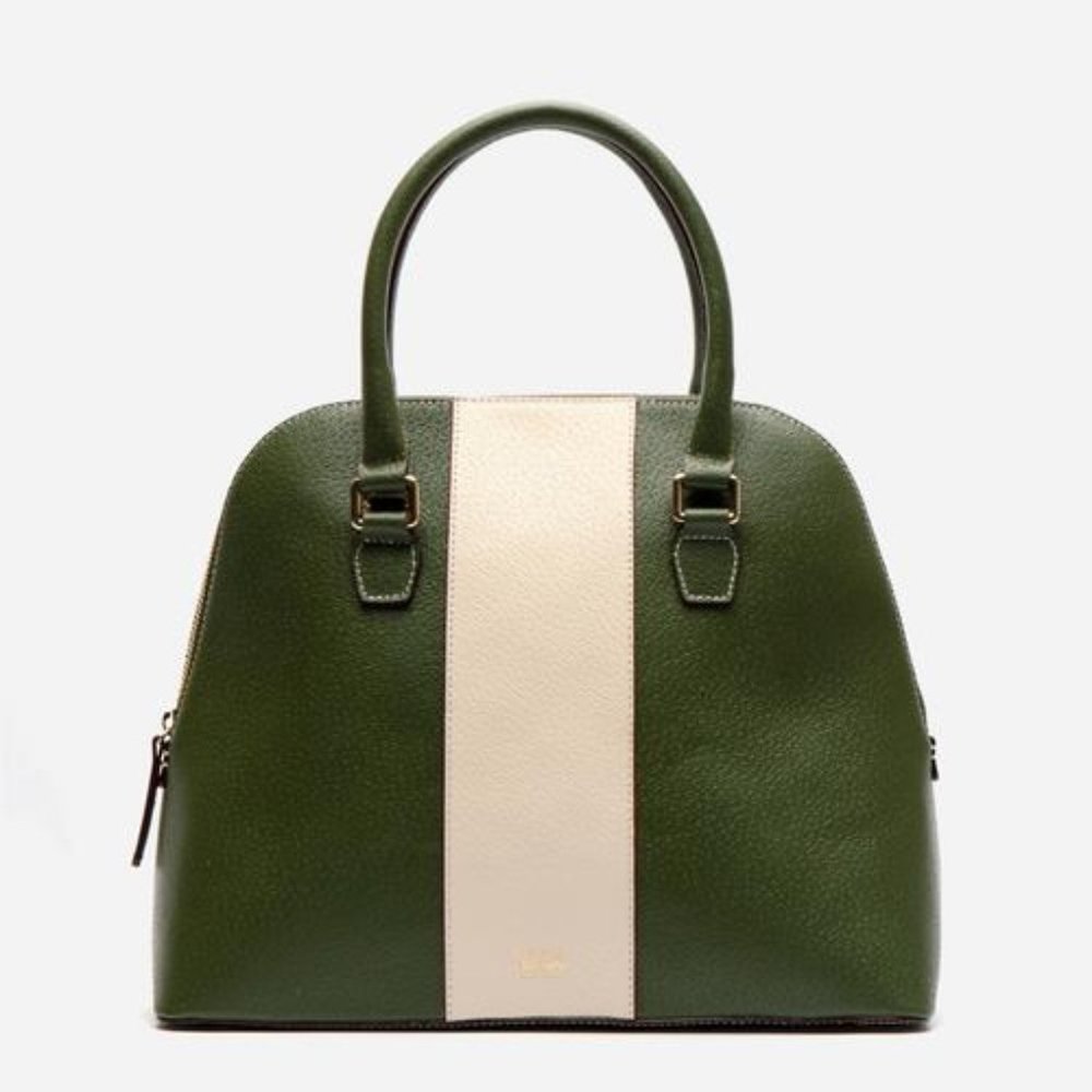 Frances Valentine Rachel Racing Stripe Satchel